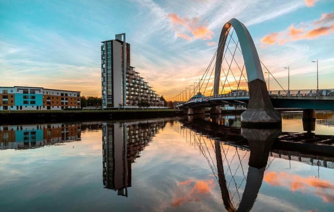 Riverside/Hydro Apartment With Parking Glasgow Exterior foto